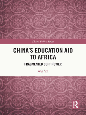 cover image of China's Education Aid to Africa